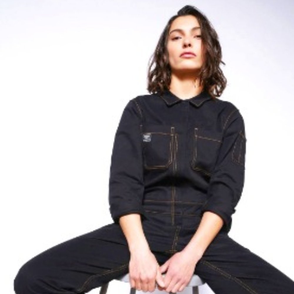 WILDFANG THE ESSENTIAL LONG SLEEVE COVERALL XS